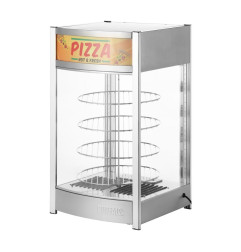 Vitrine chauffante rotative pour pizzas Buffalo 4 niveaux 