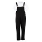 Salopette à plastron et bretelles en toile de coton Southside noir S