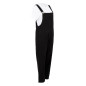 Salopette à plastron et bretelles en toile de coton Southside noir S