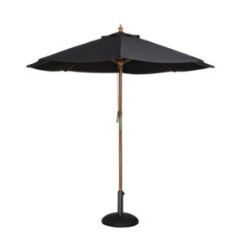 Parasol rond Bolero noir 2,5m