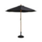 Parasol rond Bolero noir 2,5m