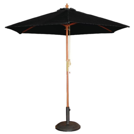 Parasol rond Bolero noir 2,5m