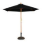 Parasol rond Bolero noir 2,5m