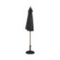 Parasol rond Bolero noir 2,5m