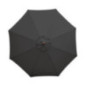 Parasol rond Bolero noir 2,5m