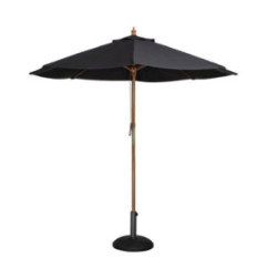 Parasol rond Bolero noir 3m