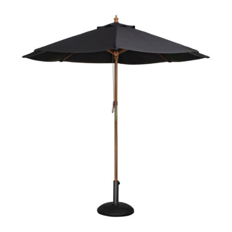 Parasol rond Bolero noir 3m