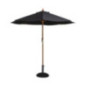 Parasol rond Bolero noir 3m