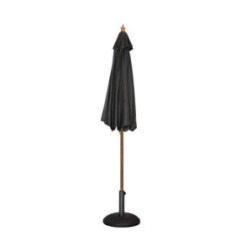 Parasol rond Bolero noir 3m