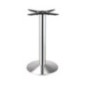 Pied de table rond chromé Bolero