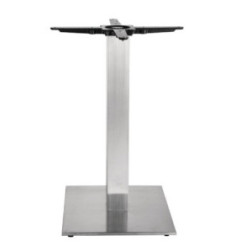 Pied de table carré inox Bolero