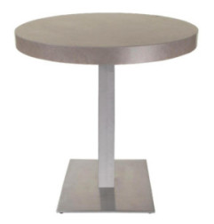 Pied de table carré inox Bolero