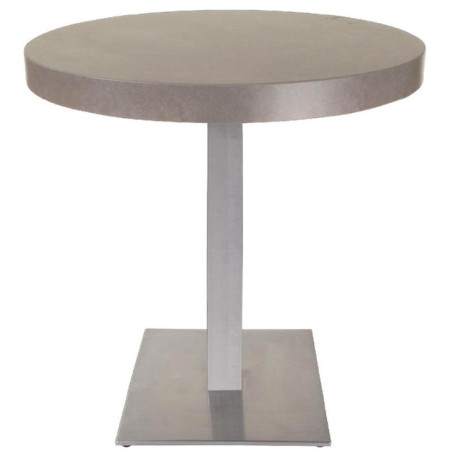 Pied de table carré inox Bolero