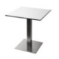 Pied de table carré inox Bolero