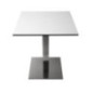 Pied de table carré inox Bolero