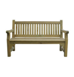 Banc de jardin en bois tendre