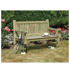 Banc de jardin en bois tendre