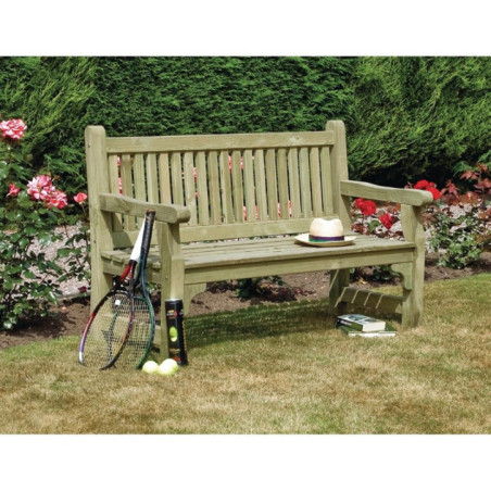 Banc de jardin en bois tendre