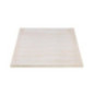 Plateau de table carré pré-percé vintage blanc Bolero 700mm