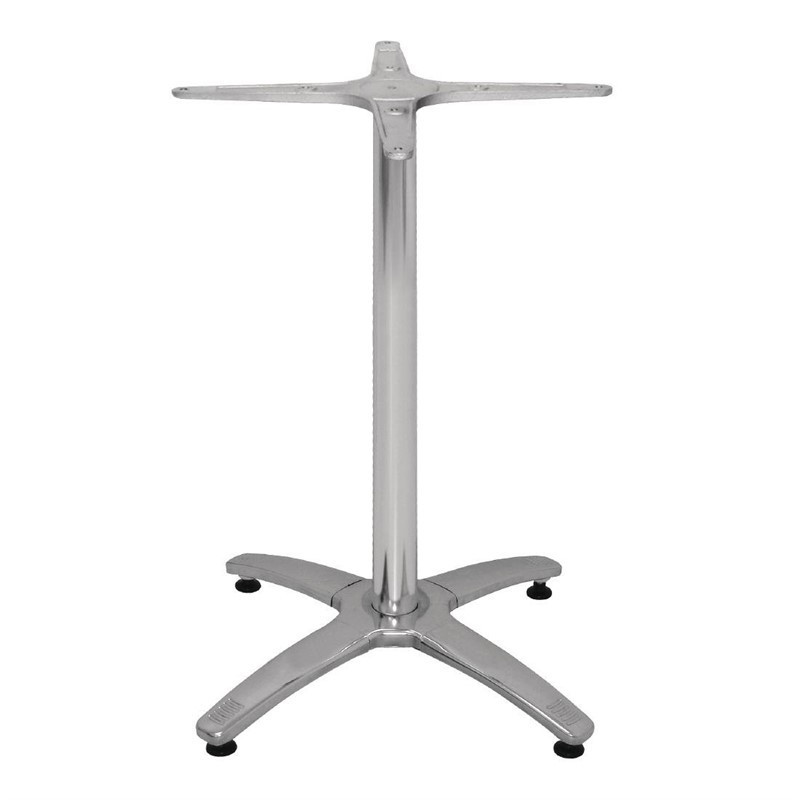 Pied de table 4 pieds en aluminium Bolero