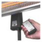 Chauffage de terrasse électrique avec télécommande Eurom TH1800S