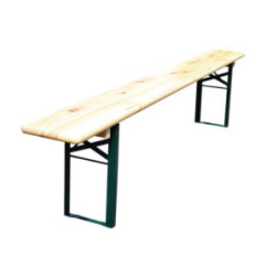 Banc pliant brasserie 220 x 25 cm