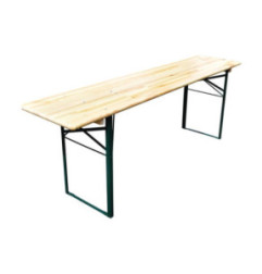 Table pliante 220(L) x 50(l) cm
