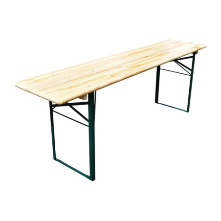 Table pliante 220(L) x 50(l) cm