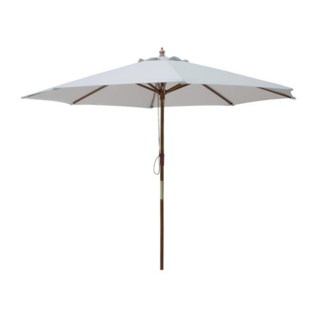 Parasol rond gris Bolero 3m