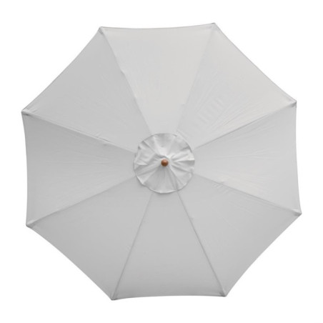 Parasol rond gris Bolero 3m