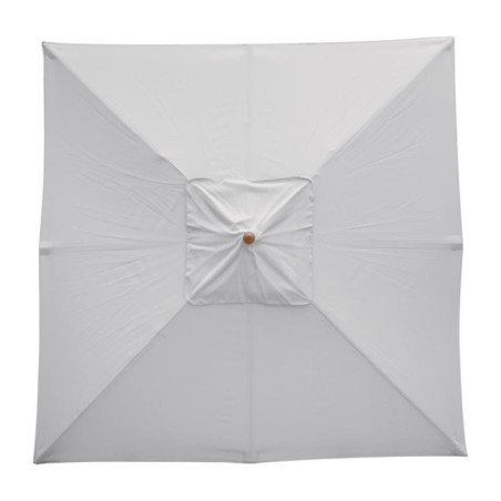 Parasol carré gris Bolero 2,5m
