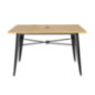 Table d'extérieur Bolero 120x76x75cm bois clair