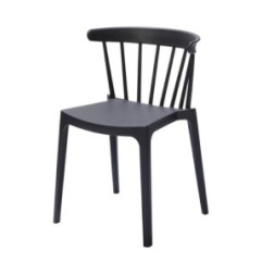 Chaises en polypropylène Windson anthracite (lot de 4)