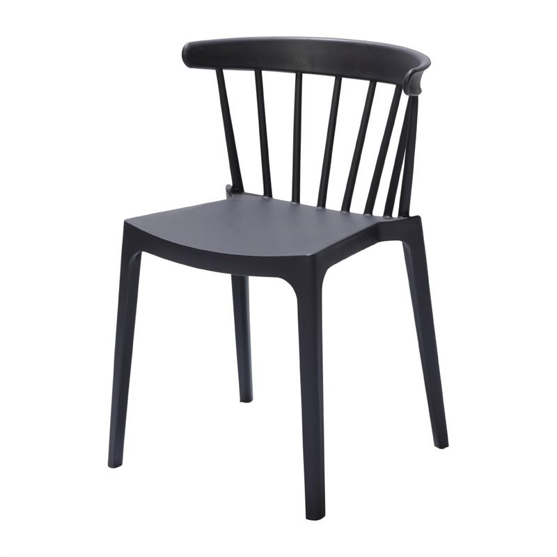 Chaises en polypropylène Windson anthracite (lot de 4)