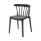 Chaises en polypropylène Windson anthracite (lot de 4)