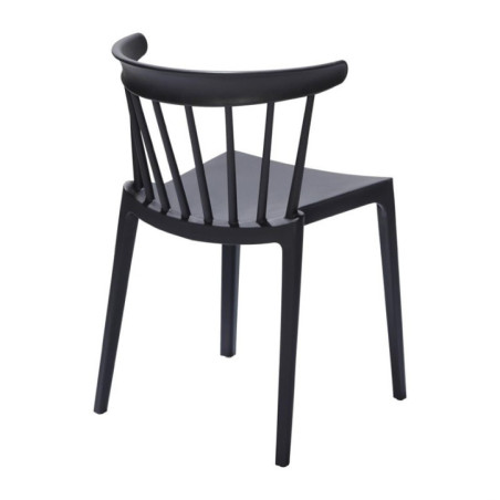 Chaises en polypropylène Windson anthracite (lot de 4)