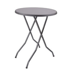 Table haute ronde pliante Barcelona 85cm