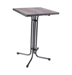 Table haute carrée pliante Limburg 70cm