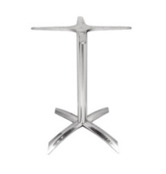 Pied de table à plateau basculant Bolero aluminium