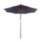 Parasol rond Bolero 2,5m bleu marine