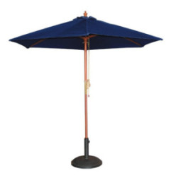 Parasol rond Bolero 3m bleu marine