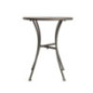 Table bistro ronde en acier ajouré Bolero grise 600mm