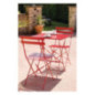 Chaises de terrasse en acier Bolero rouges (Lot de 2)