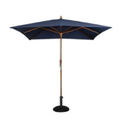 Parasol carré Bolero 2,5m bleu marine