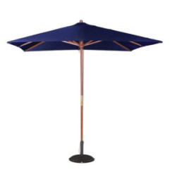 Parasol carré Bolero 2,5m bleu marine