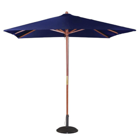 Parasol carré Bolero 2,5m bleu marine