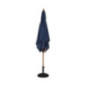 Parasol carré Bolero 2,5m bleu marine