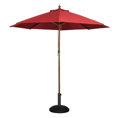 Parasol rond Bolero 2,5m rouge