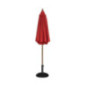 Parasol rond Bolero 2,5m rouge