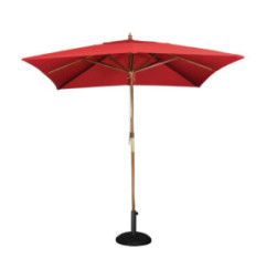 Parasol carré Bolero 2,5m rouge